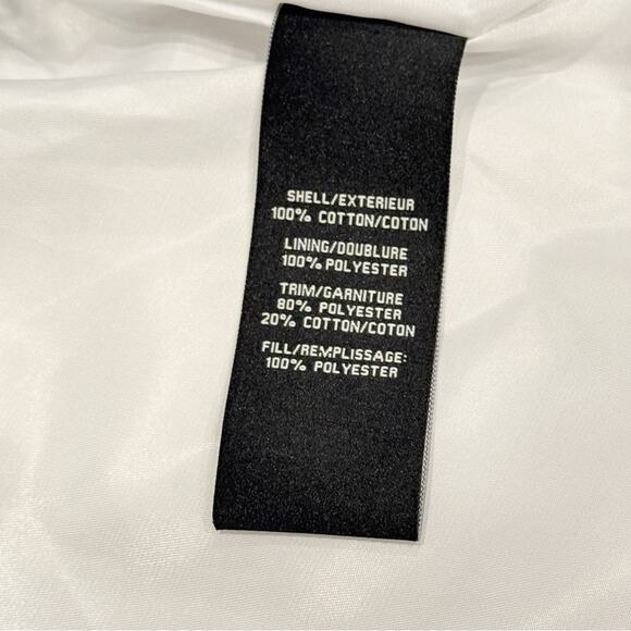 7 For All Mankind Jacket Quilted Paisley Floral XS Blue White Lightweight NEW - Picture 9 of 15